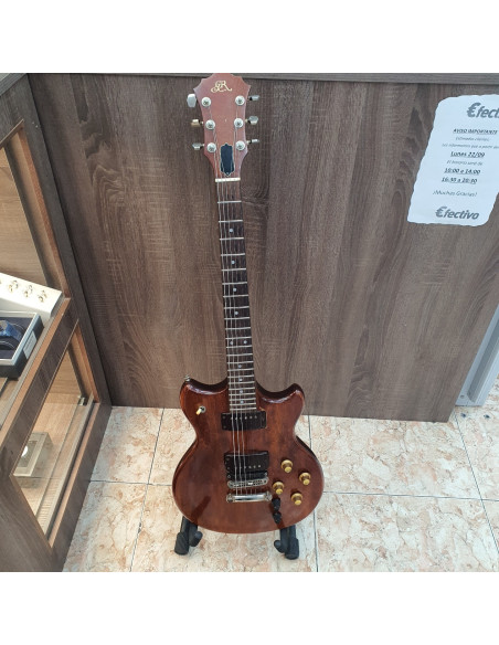 1-1-263888-1-Guitarra Electrica Fuji Roland Marron Años 80