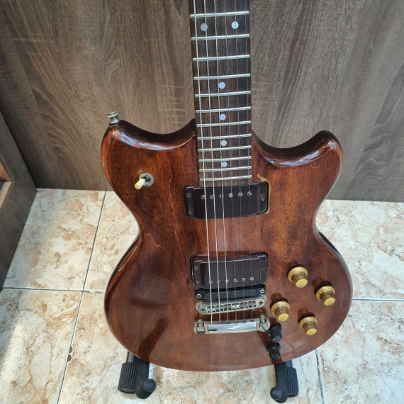 1-1-263888-2-Guitarra Electrica Fuji Roland Marron Años 80