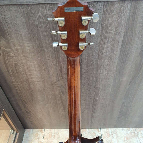 1-1-263888-5-Guitarra Electrica Fuji Roland Marron Años 80