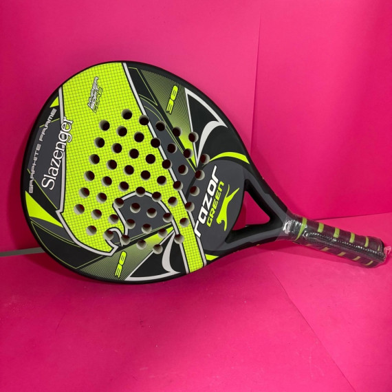 8-8-73322-2-Pala De Pádel Razor Green Slazenger (nueva)