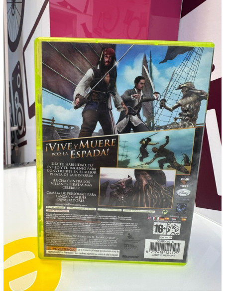 9-9-73303-3-Videojuego Xbox 360 piratas del caribe en el fin del mundo