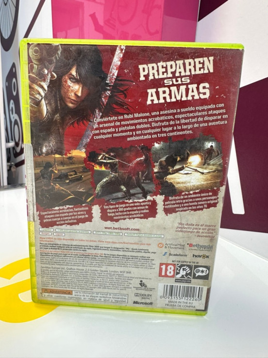 9-9-73304-5-Videojuego Xbox 360 wet 