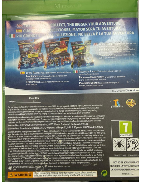 8-8-73432-3-Videojuego Xbox One Dimensions