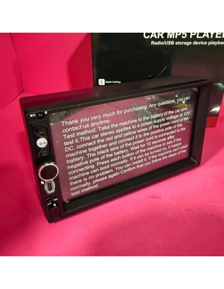 8-8-73421-4-Radios MP5 Player Car (NUEVO)