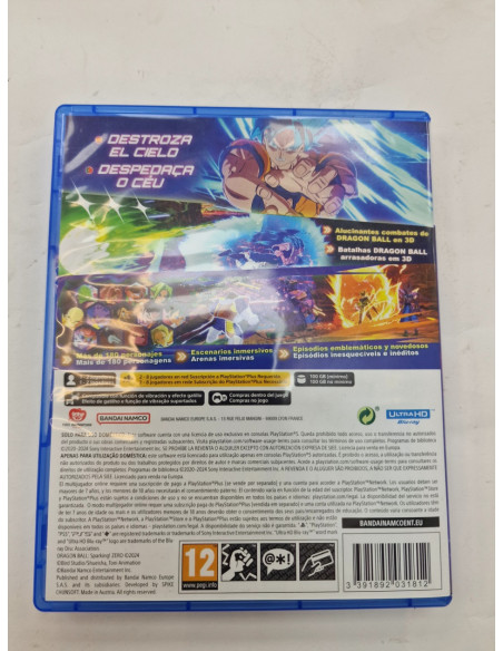 1-1-264317-2-Videojuego PS5 Dragon Ball Sparking Zero 