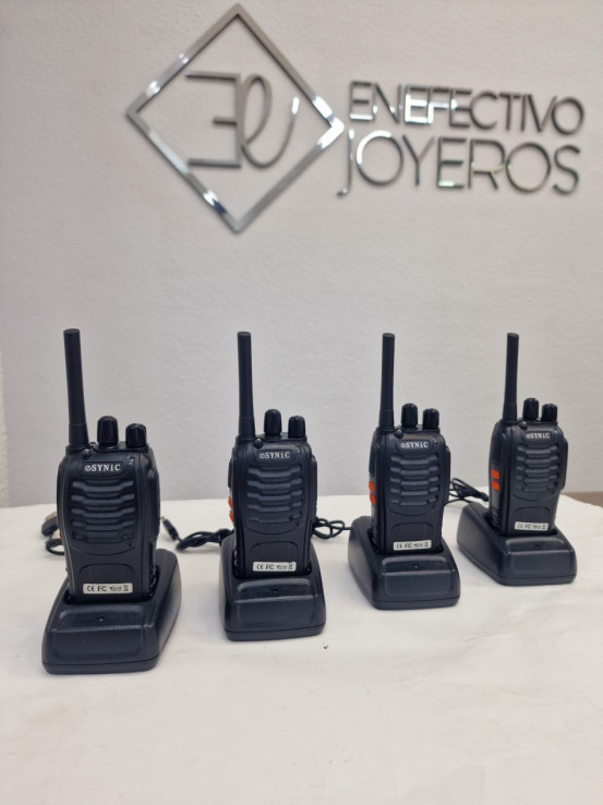 1-1-264209-1-Teléfono 4 Walkies Talkies Esynic Negros