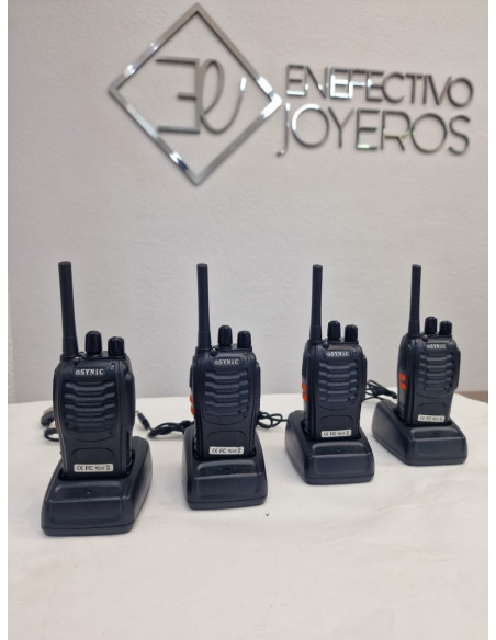 1-1-264209-1-Teléfono 4 Walkies Talkies Esynic Negros