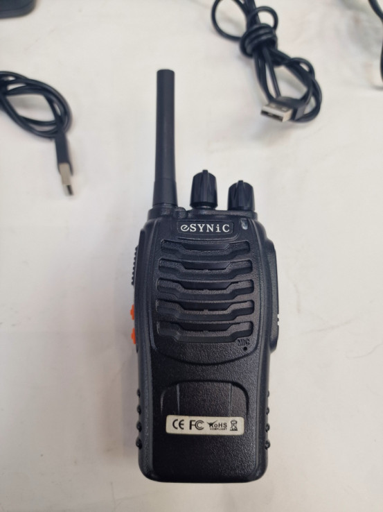 1-1-264209-4-Teléfono 4 Walkies Talkies Esynic Negros