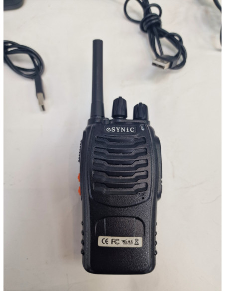 1-1-264209-4-Teléfono 4 Walkies Talkies Esynic Negros