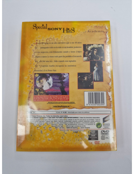1-1-264373-2-Coleccionismo DVD Hook El Capitan Garfio Special Sony Hits