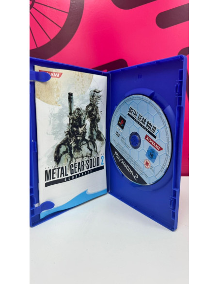 7-7-82066-2-Videojuego PS2 Metal Gear Solid 2 
