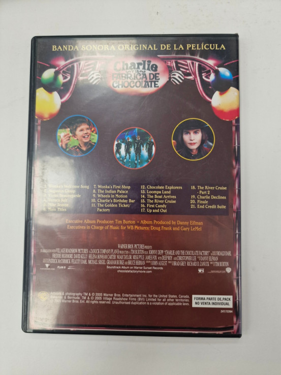 1-1-264366-2-Coleccionismo DVD Charlie y la fabrica de chocolate