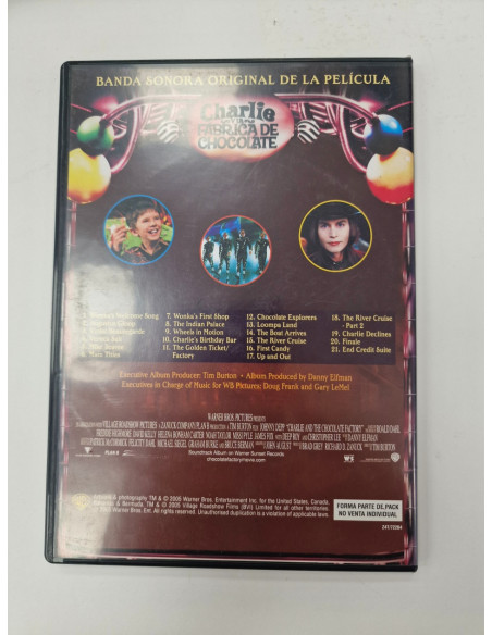 1-1-264366-2-Coleccionismo DVD Charlie y la fabrica de chocolate