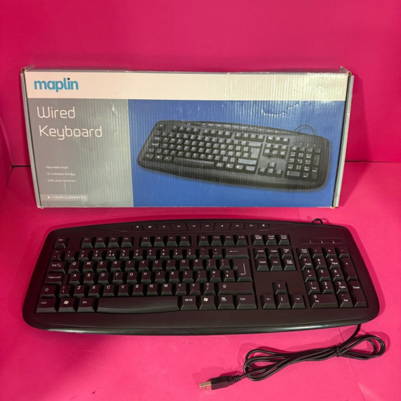 8-7-81792-1-Teclado alfanumérico maplin (sin Uso)