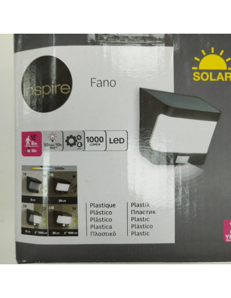6-6-164617-2-Electricidad Electricidad Aplique solar exterior luz LED