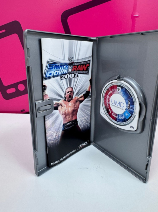 7-7-82112-2-Videojuego PSP Smack VS Raw 2007