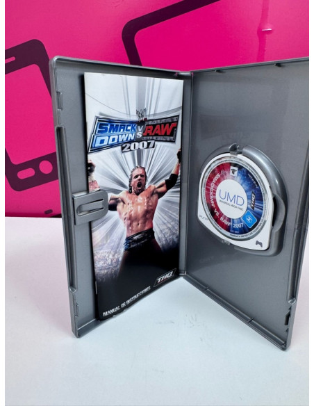 7-7-82112-2-Videojuego PSP Smack VS Raw 2007