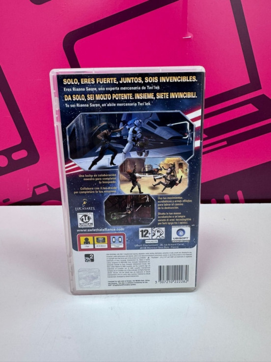 7-7-82116-3-Videojuego PSP Star Wars Lethal Alliance