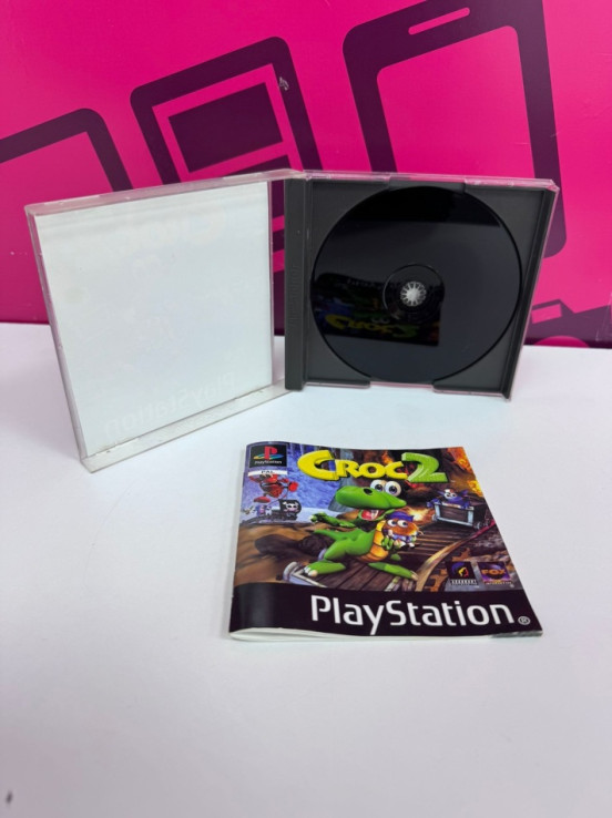 7-7-82124-2-Videojuego PS1 Croc 2