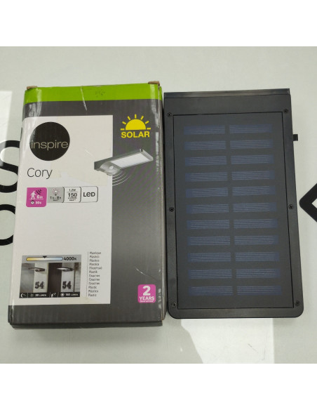 6-6-164619-2-Electricidad Aplique solar exterior luz LED blanco