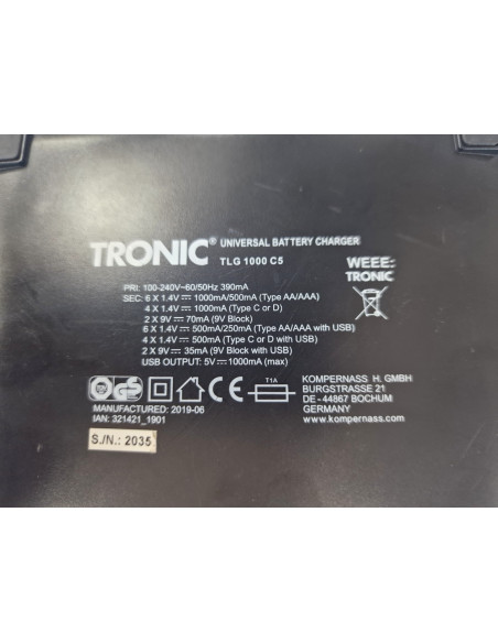 1-1-264496-3-Cargador Baterias Tronic TGL 1000
