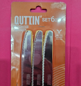 8-8-73587-1-Set Cuchillos Cocina QUTTIN Set 6 Cuchillos De Mes 12.5cm (NUEVO) 2