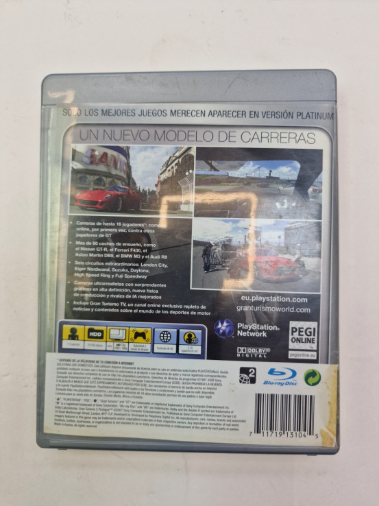 1-1-264587-2-Videojuego PS3 Gran Turismo 5 Prologue Platinum