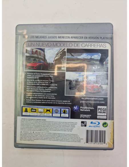 1-1-264587-2-Videojuego PS3 Gran Turismo 5 Prologue Platinum
