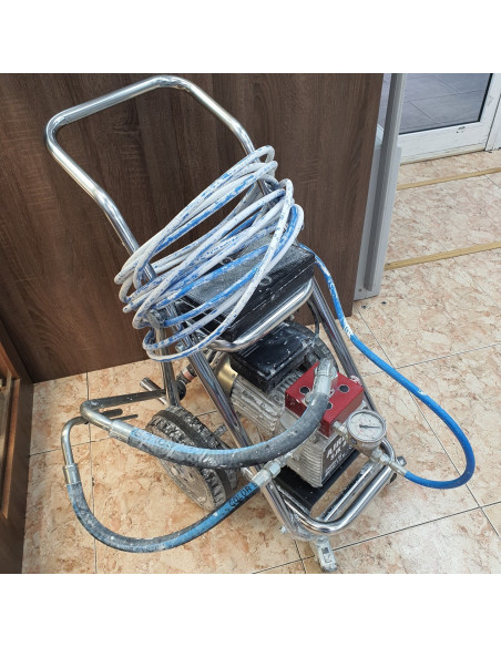 1-1-262494-1-Herramienta De Pintura Bomba Pintura Airless Membrana SJK4000 Ruedas