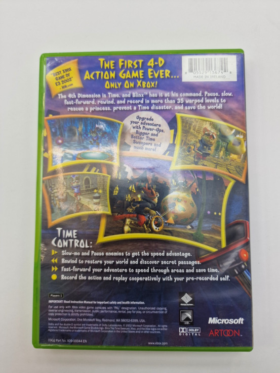 1-1-264822-2-Videojuego Xbox Classic Blinx - The Time Sweeper