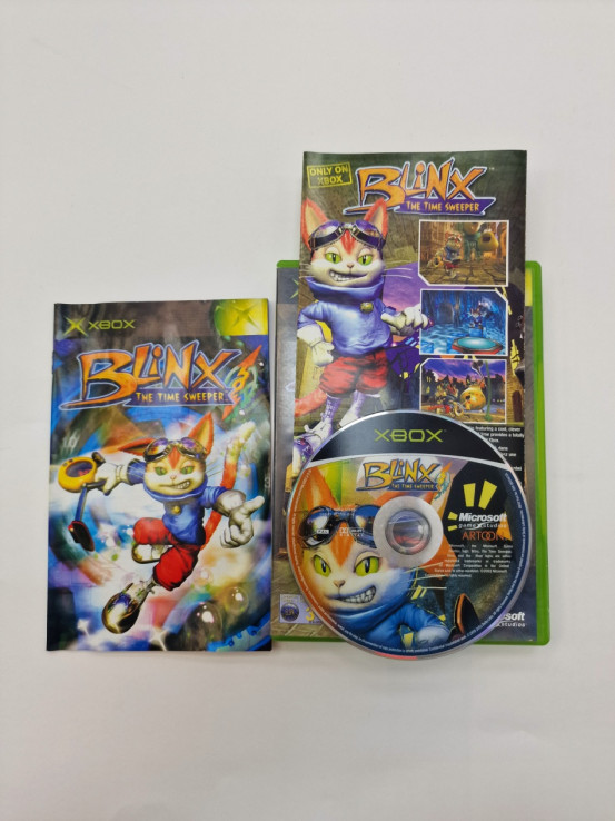 1-1-264822-3-Videojuego Xbox Classic Blinx - The Time Sweeper