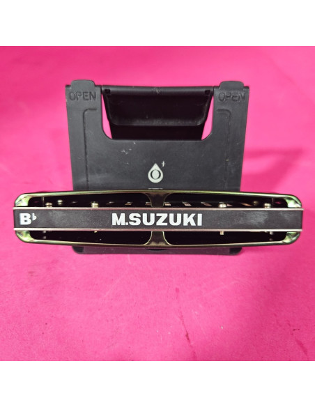 8-8-73701-2-Armonica M.SUZUKI OLIVE 10-hole diatonic C-20 