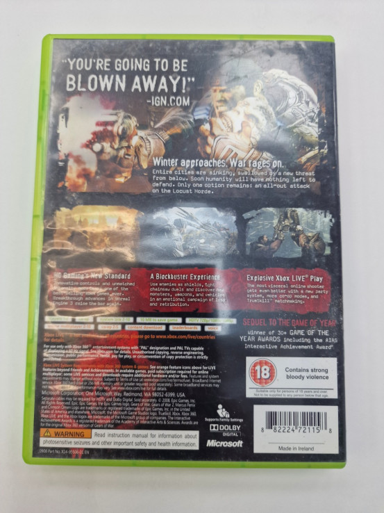 1-1-264836-2-Videojuego Xbox 360 Gears Of War 2 