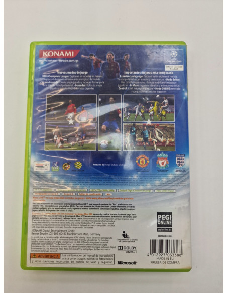 1-1-264831-2-Videojuego Xbox 360 Pes 2009