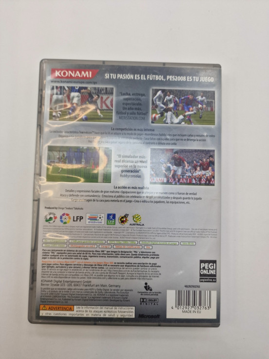1-1-264830-2-Videojuego Xbox 360 Pes 2008