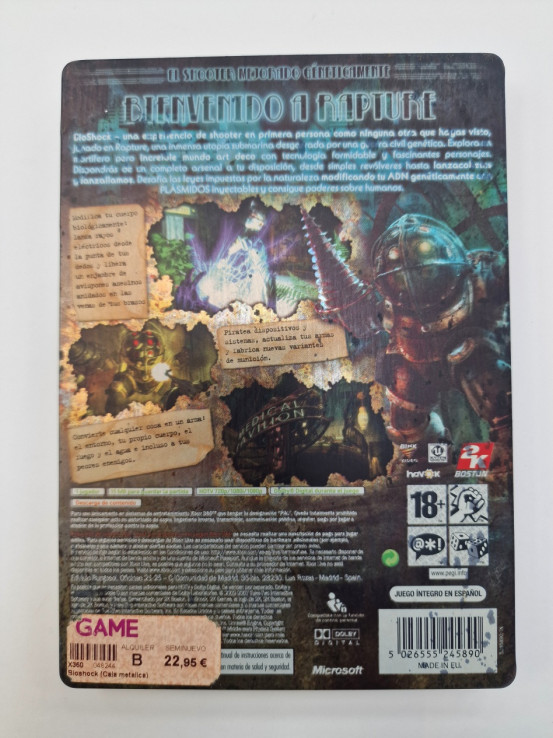 1-1-264829-2-Videojuego Xbox 360 Bioshock 