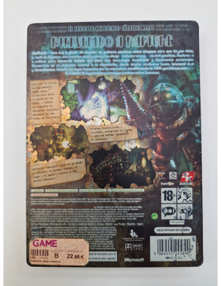 1-1-264829-2-Videojuego Xbox 360 Bioshock 