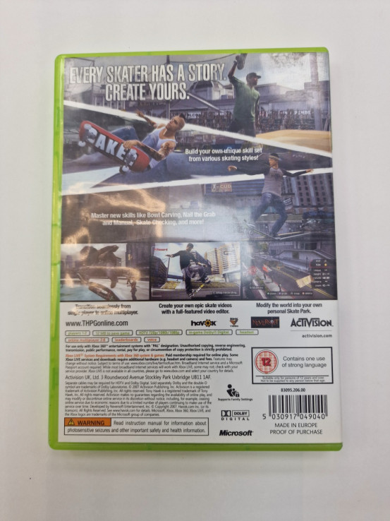 1-1-264827-2-Videojuego Xbox 360 Tony Hawk s Proving Ground