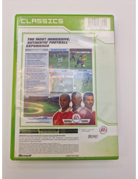 1-1-264820-2-Videojuego Xbox Classic FiFA 2003