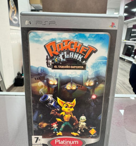 7-7-82246-1-Videojuego PSP Ratchet clank el tamaño importa 