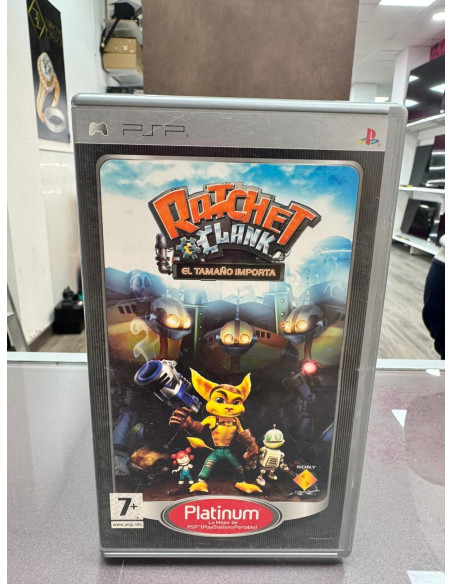 7-7-82246-1-Videojuego PSP Ratchet clank el tamaño importa 