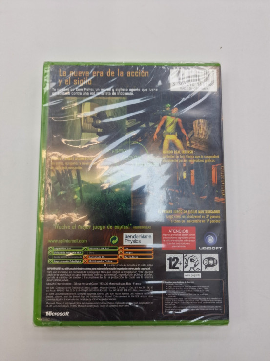 1-1-264813-2-Videojuego Xbox Classic Splinter Cell Pandora Tomorrow