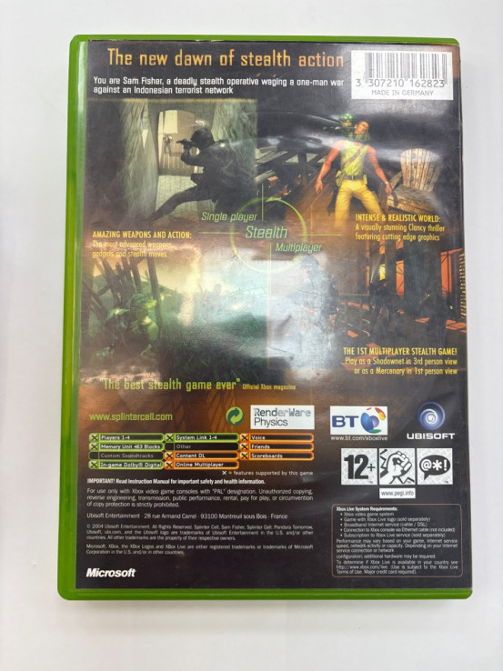 1-1-264808-2-Videojuego Xbox Classic Splinter Cell Pandora Tomorrow