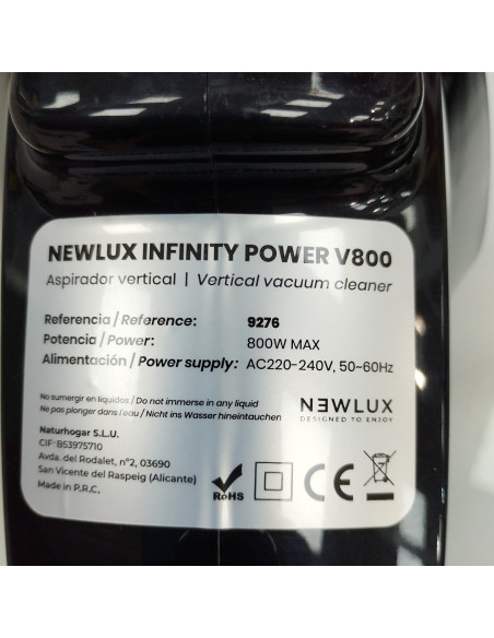 6-6-164825-4-Aspirador Escoba newlux infinity power v800 SIN USO