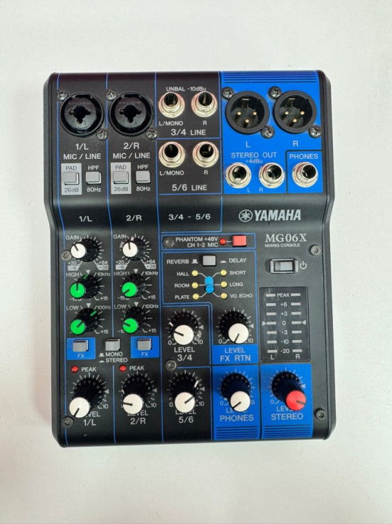 7-7-80381-2-Música Profesional Mezcladora Yamaha MG06X