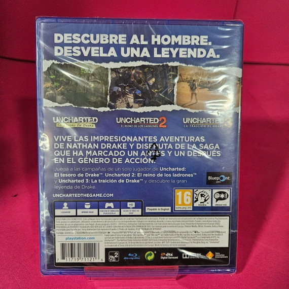 8-8-73714-2-Videojuego PS4 Uncharted: The Nathan Drake Collection (NUEVO)