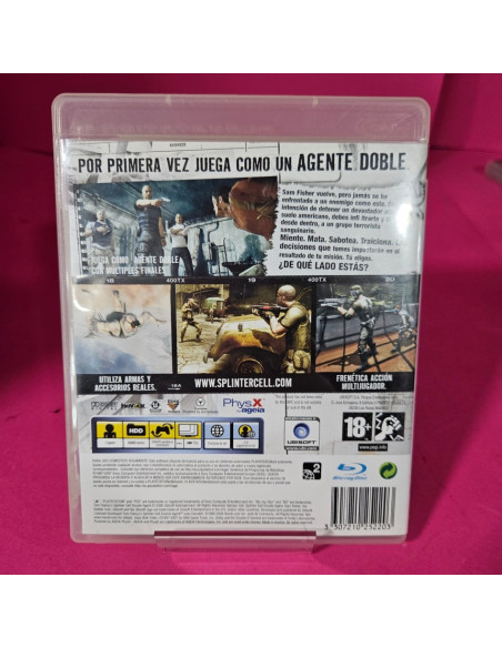 8-8-73667-2-Videojuego PS3 Tom Clancys Splinter Cell double agent