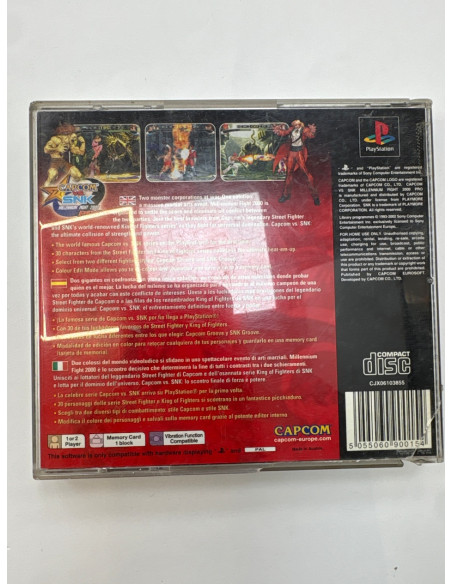1-1-264914-4-Videojuego PS1 Capcom Vs SNK Millenium Fight 2000 PRO