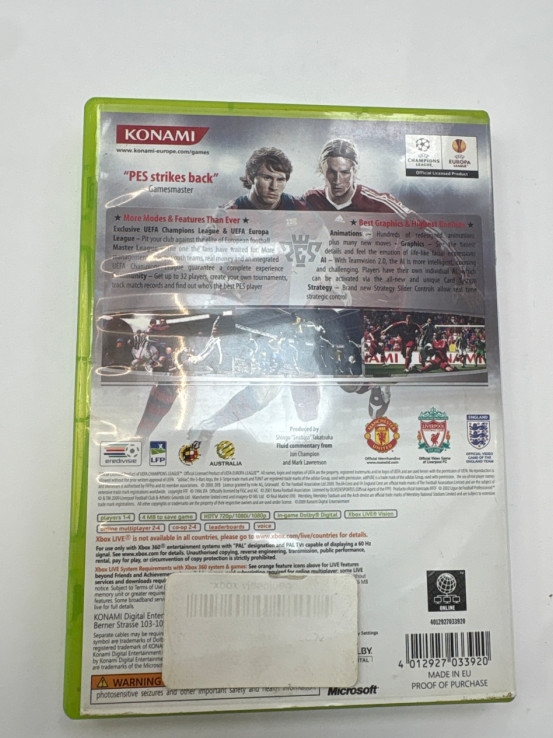 1-1-264913-4-Videojuego Xbox 360 PES 2010