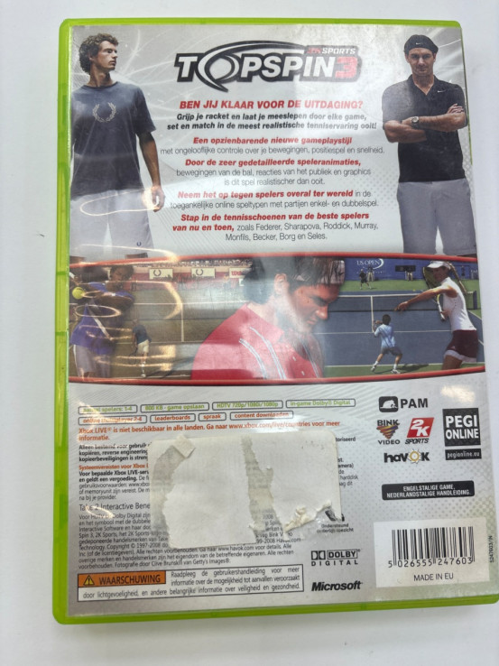 1-1-264911-4-Videojuego Xbox 360 Top Spin 3